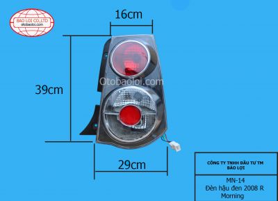 Đèn hậu đen 2008 R Morning