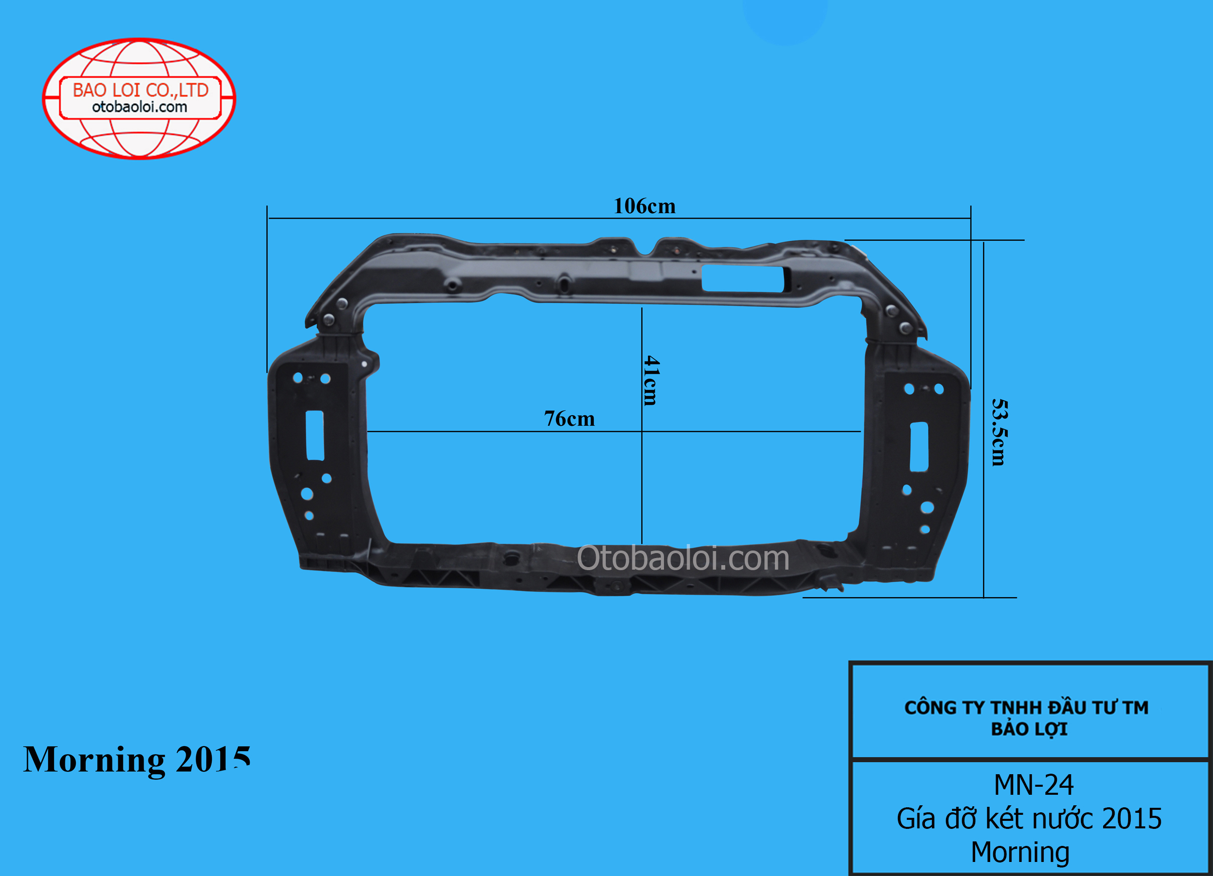 Gía đỡ két nước 2015 Morning