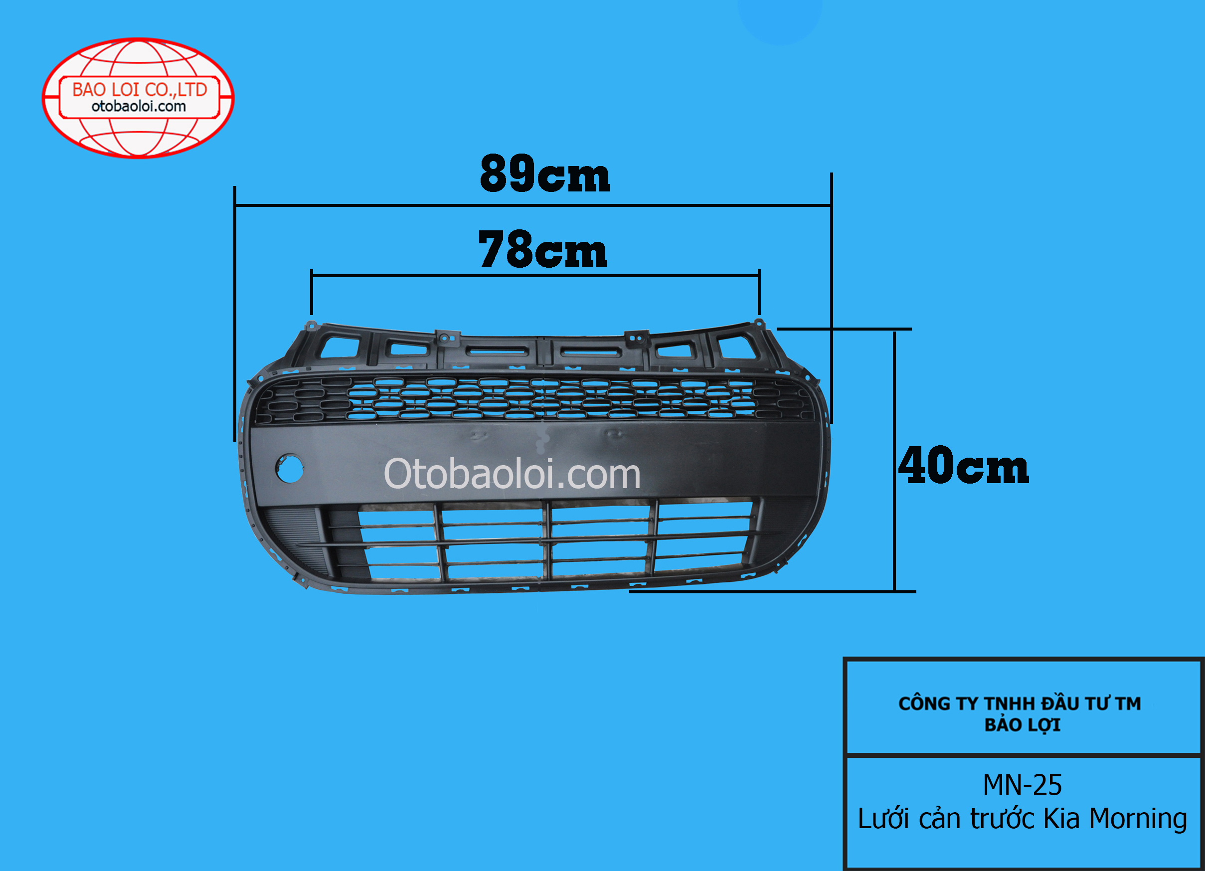 Lưới cản trước Kia Morning