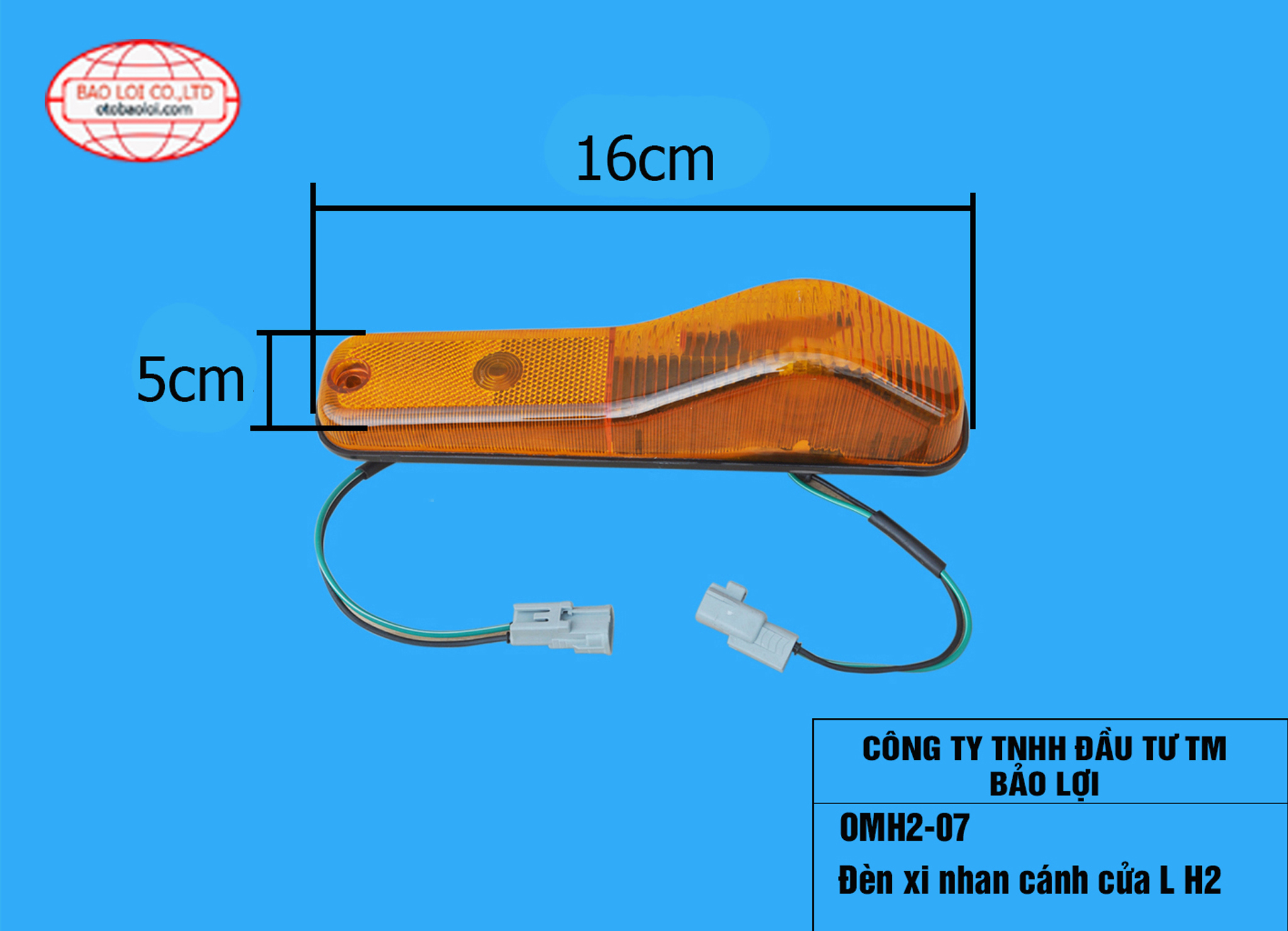 Đèn xi nhan cánh cửa L H2