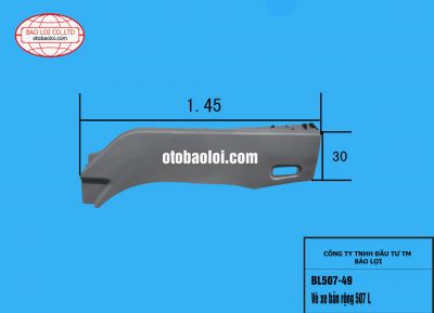 Vè xe bản rộng 507 L