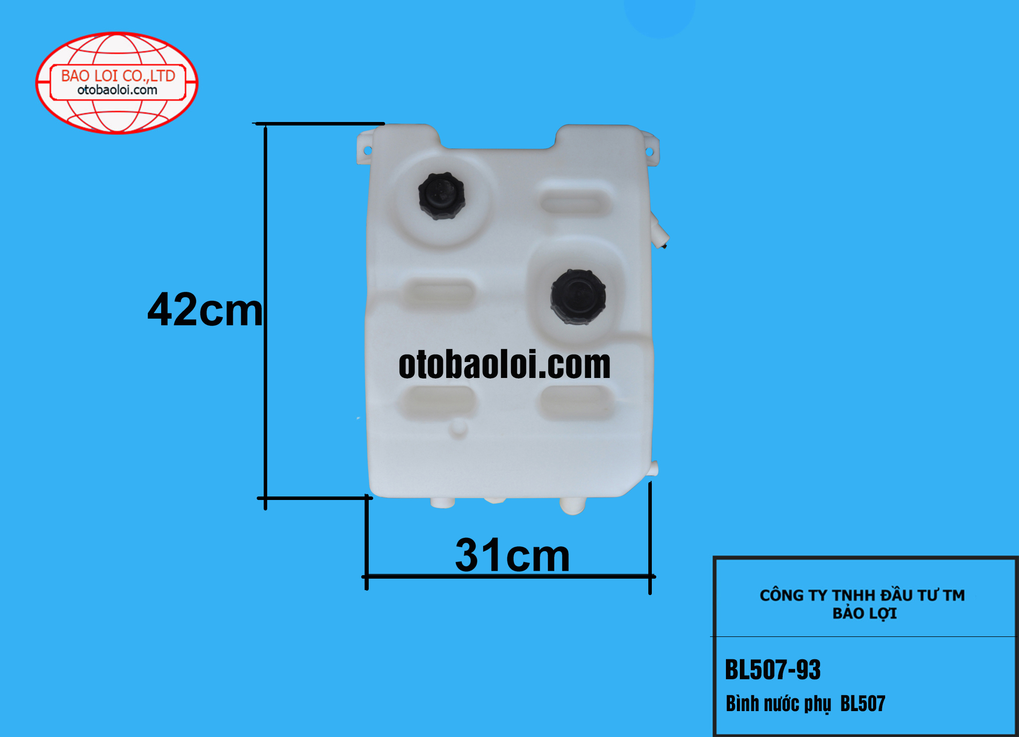 Bình nước phụ  BL507
