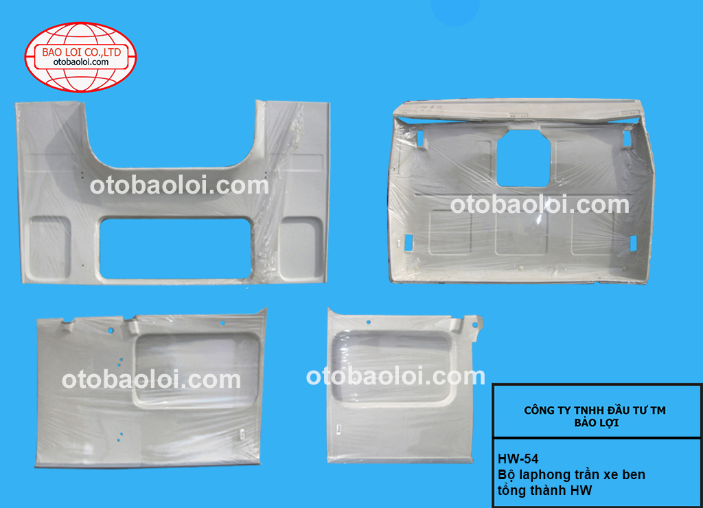 Bộ laphong trần xe ben tổng thành HW