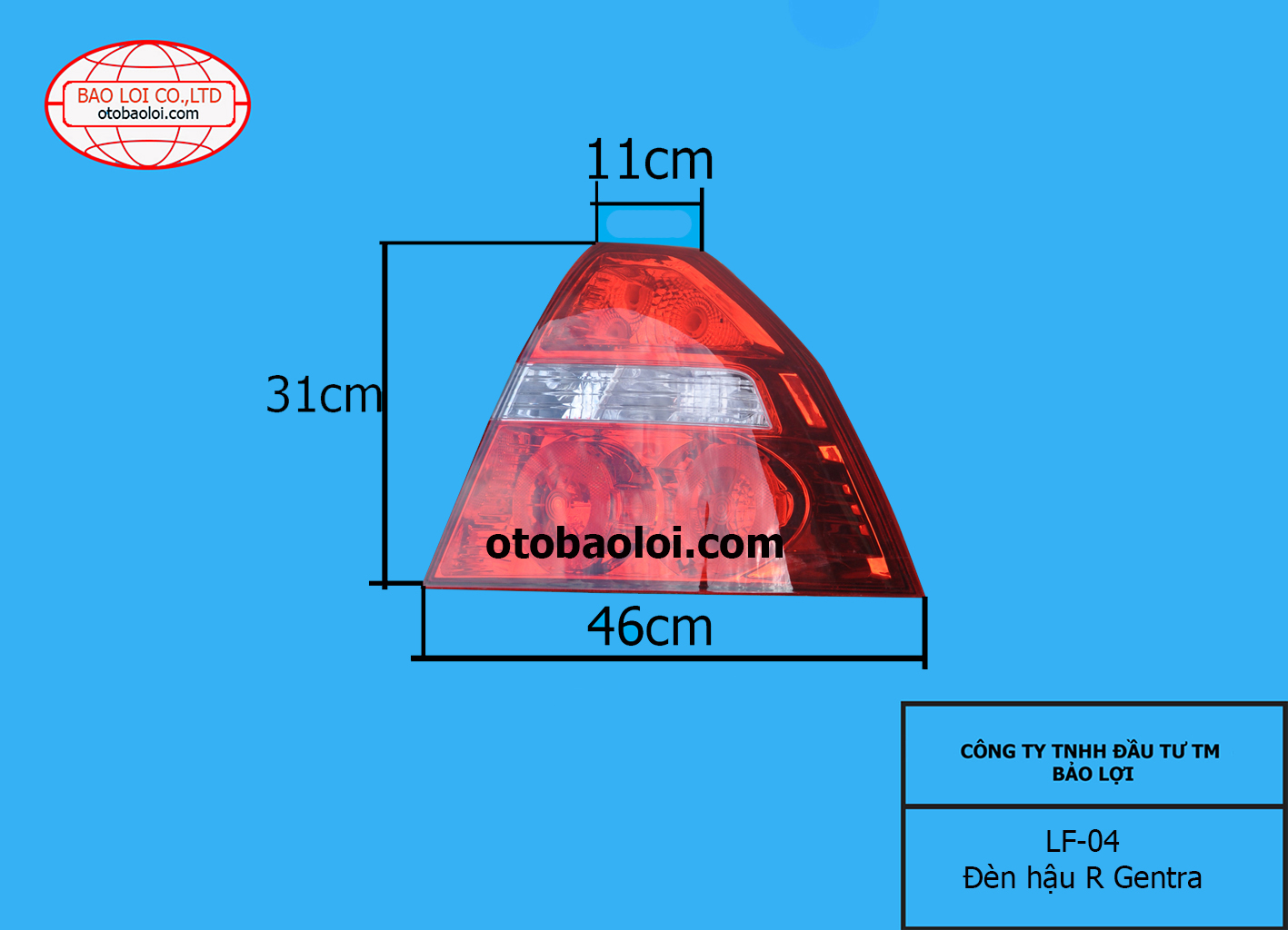 Đèn hậu R Gentra