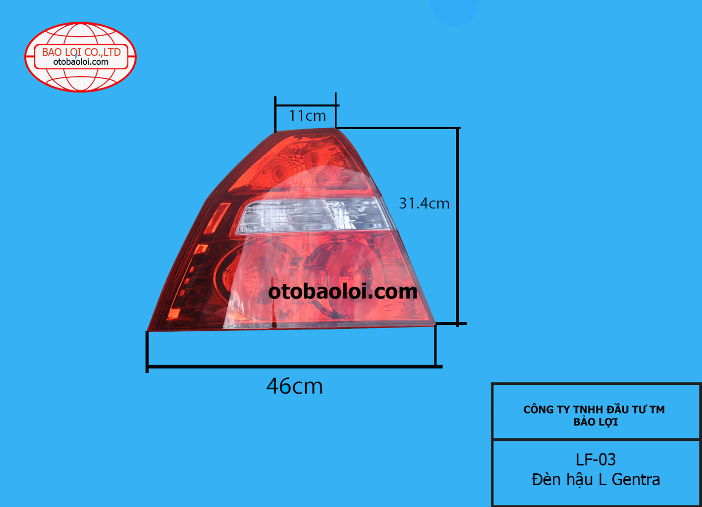 Đèn hậu L Gentra