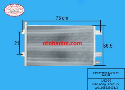 Giàn nóng  sinotruck WG1608828031/2