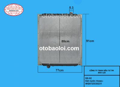 Két nước Howo-WG9725530231