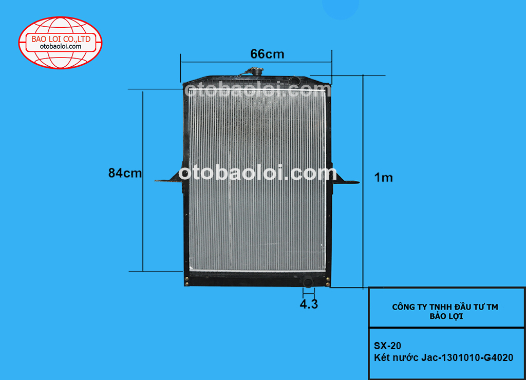 Két nước Jac-1301010-G4020