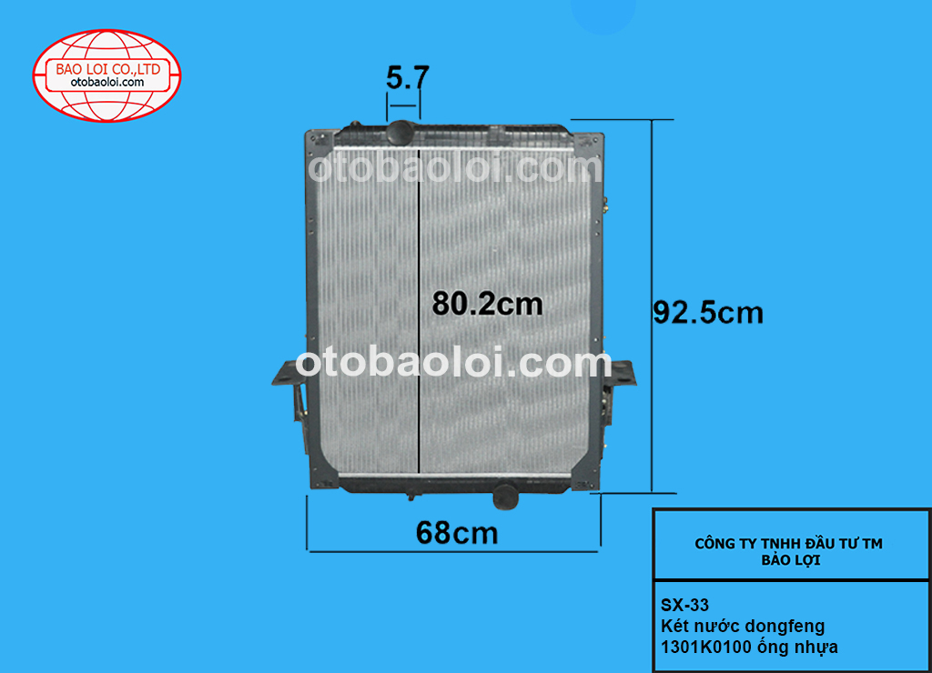Két nước dongfeng-1301K0100 ống nhựa