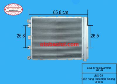 Giàn nóng Shacman-delong M3000