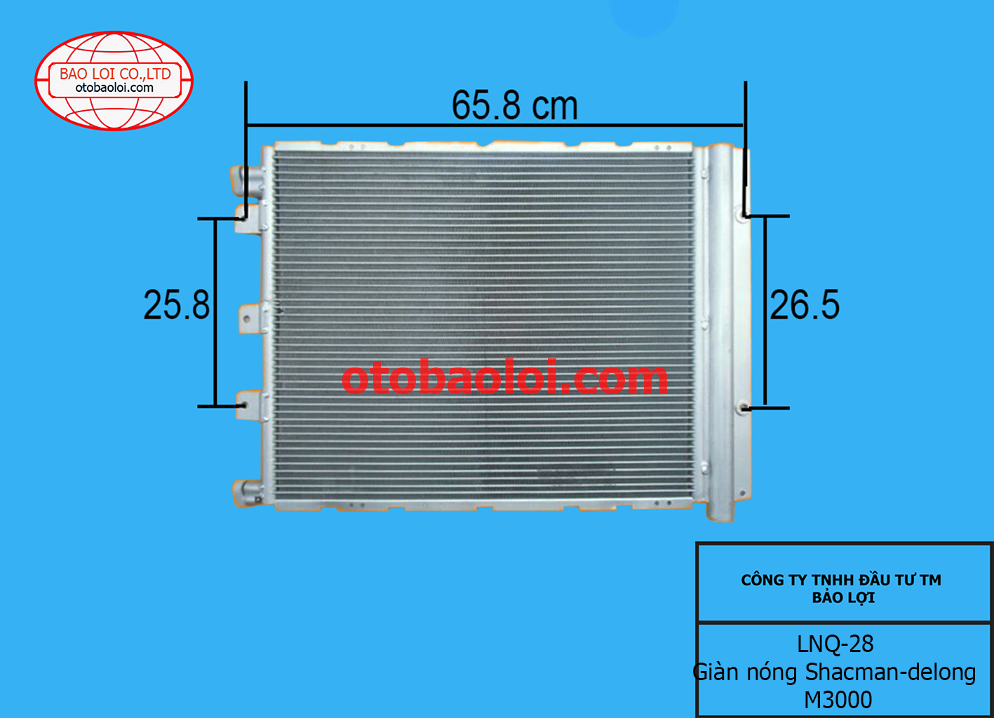 Giàn nóng Shacman-delong M3000