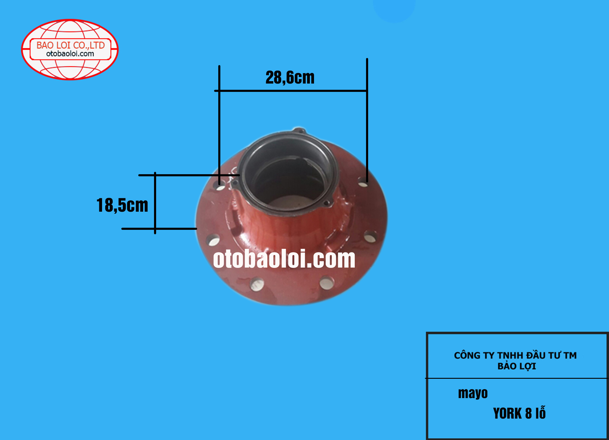 mayo YORK 8 lỗ