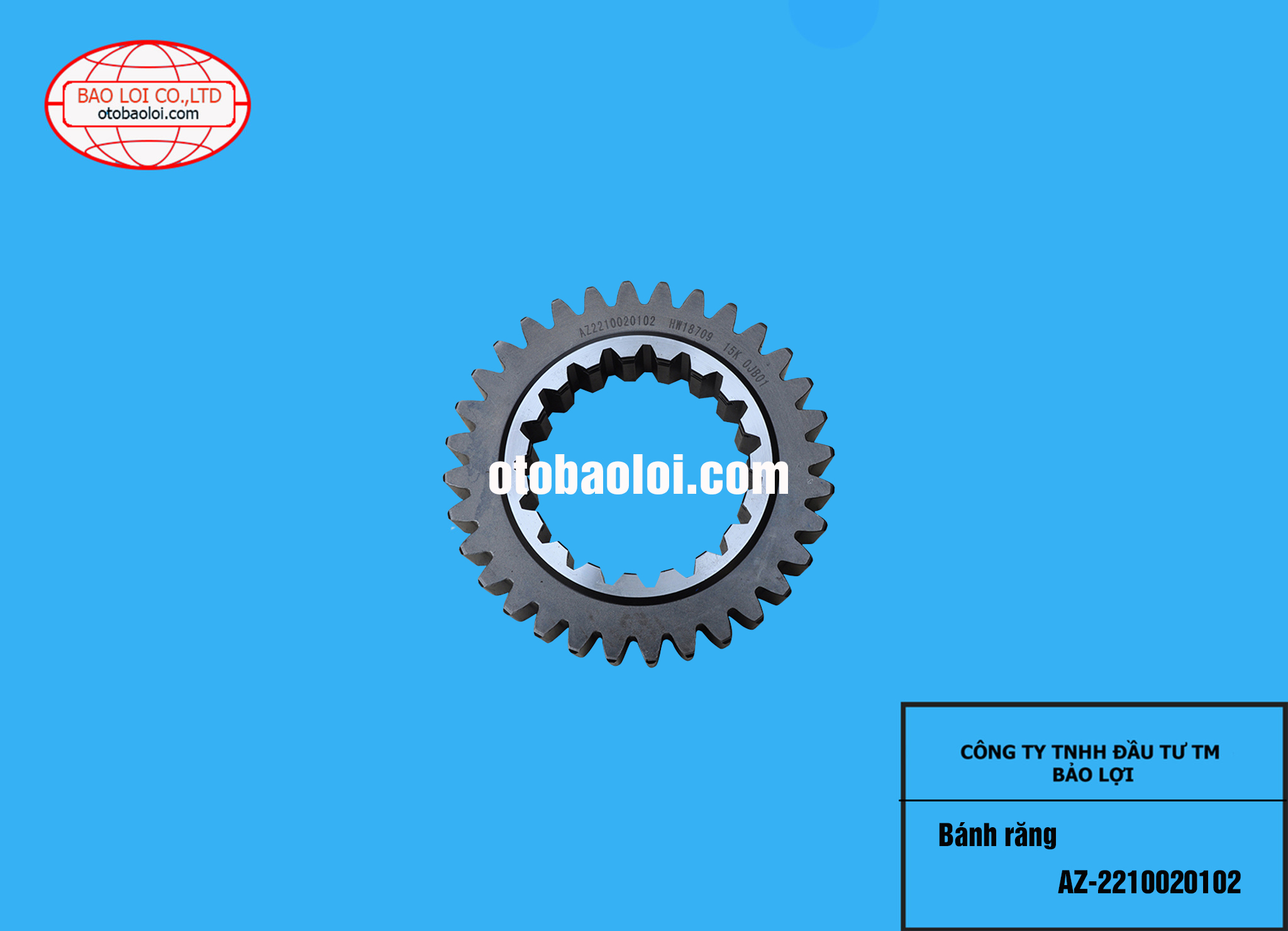 Bánh răng AZ-2210020102