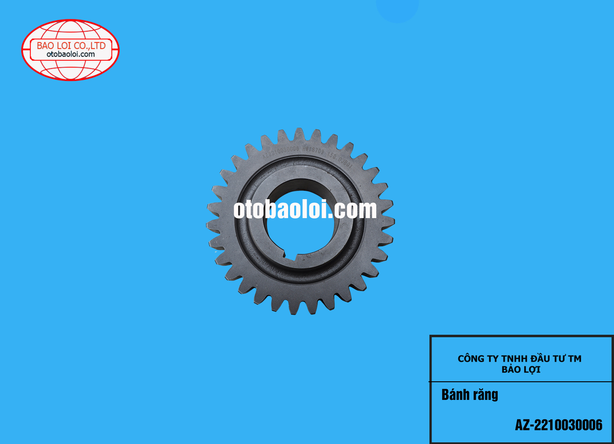 Bánh răng AZ-2210030006
