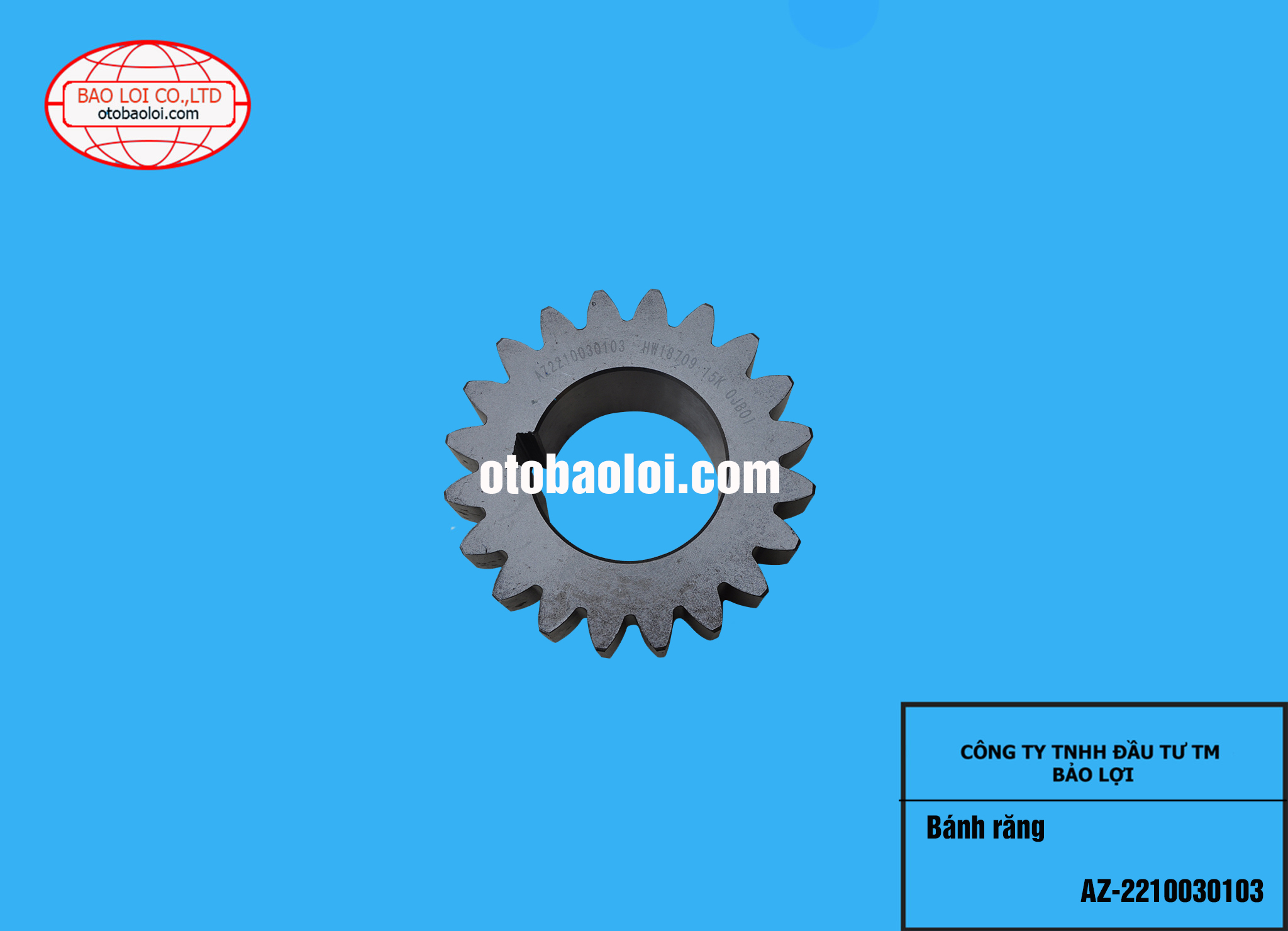 Bánh răng AZ-2210030103