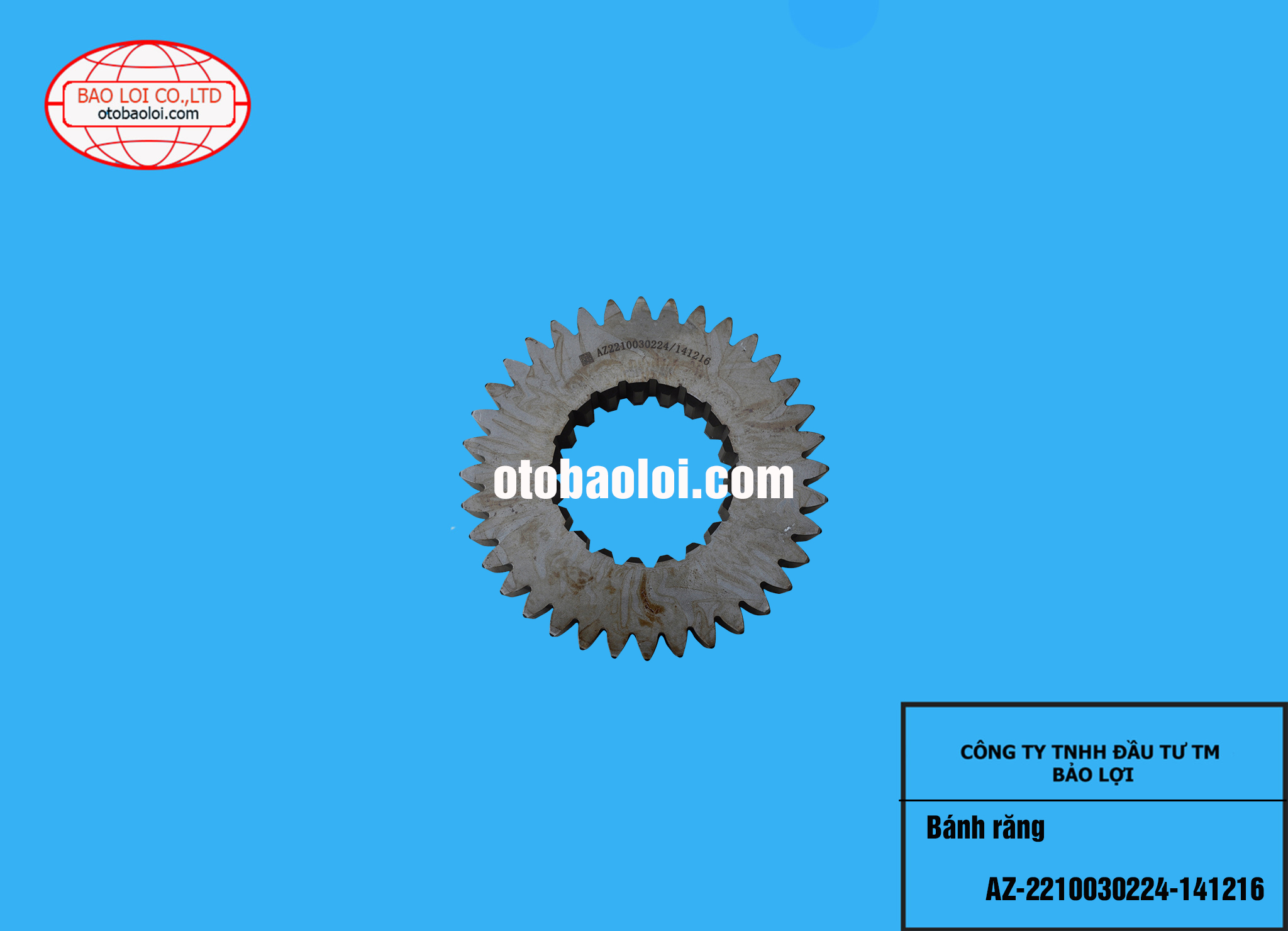 Bánh răng AZ-2210030224-141216
