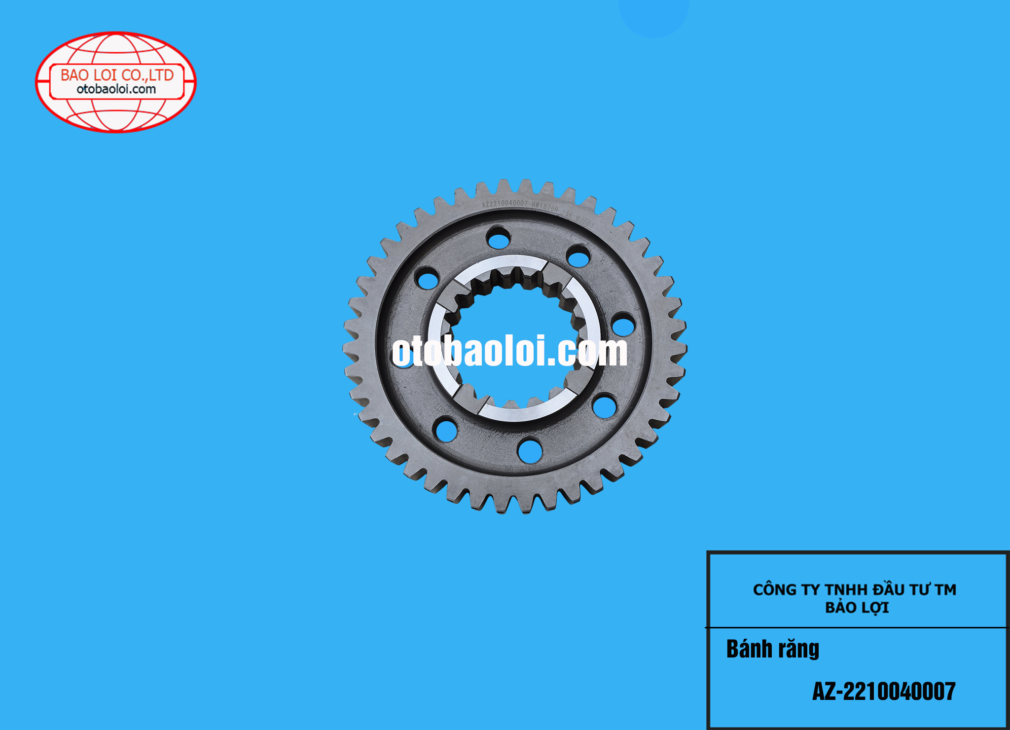 Bánh răng AZ-2210040007