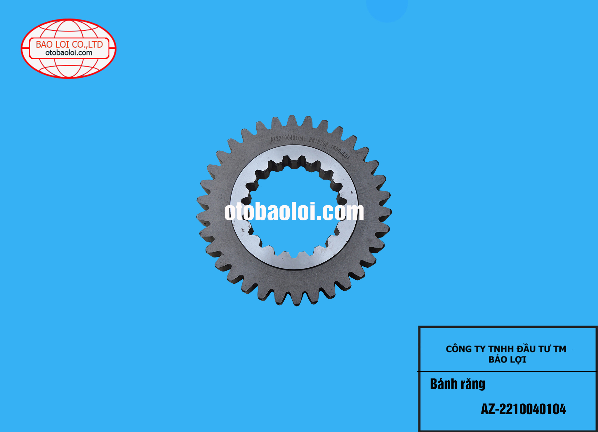 Bánh răng AZ-2210040104