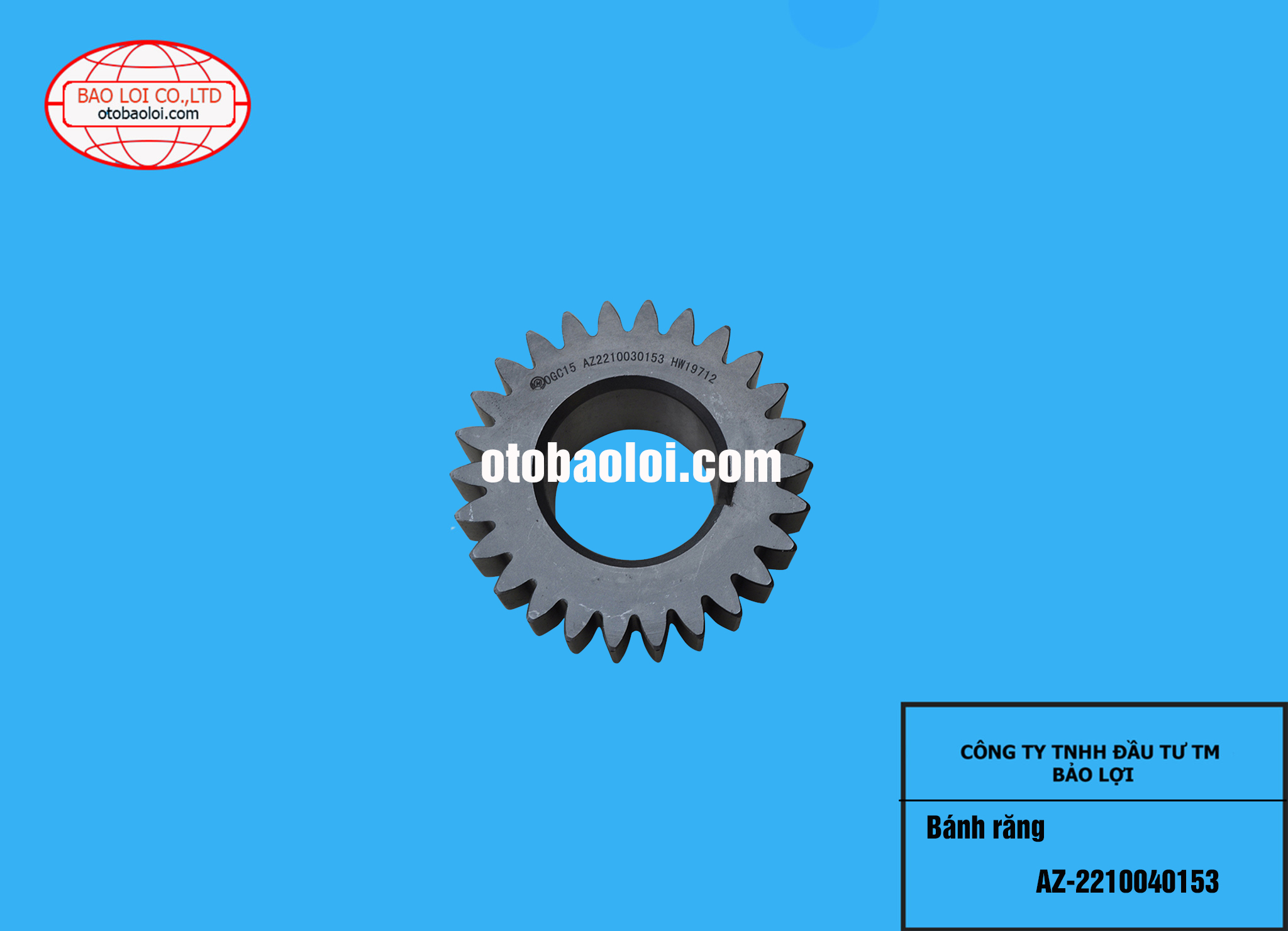 Bánh răng AZ-2210040153