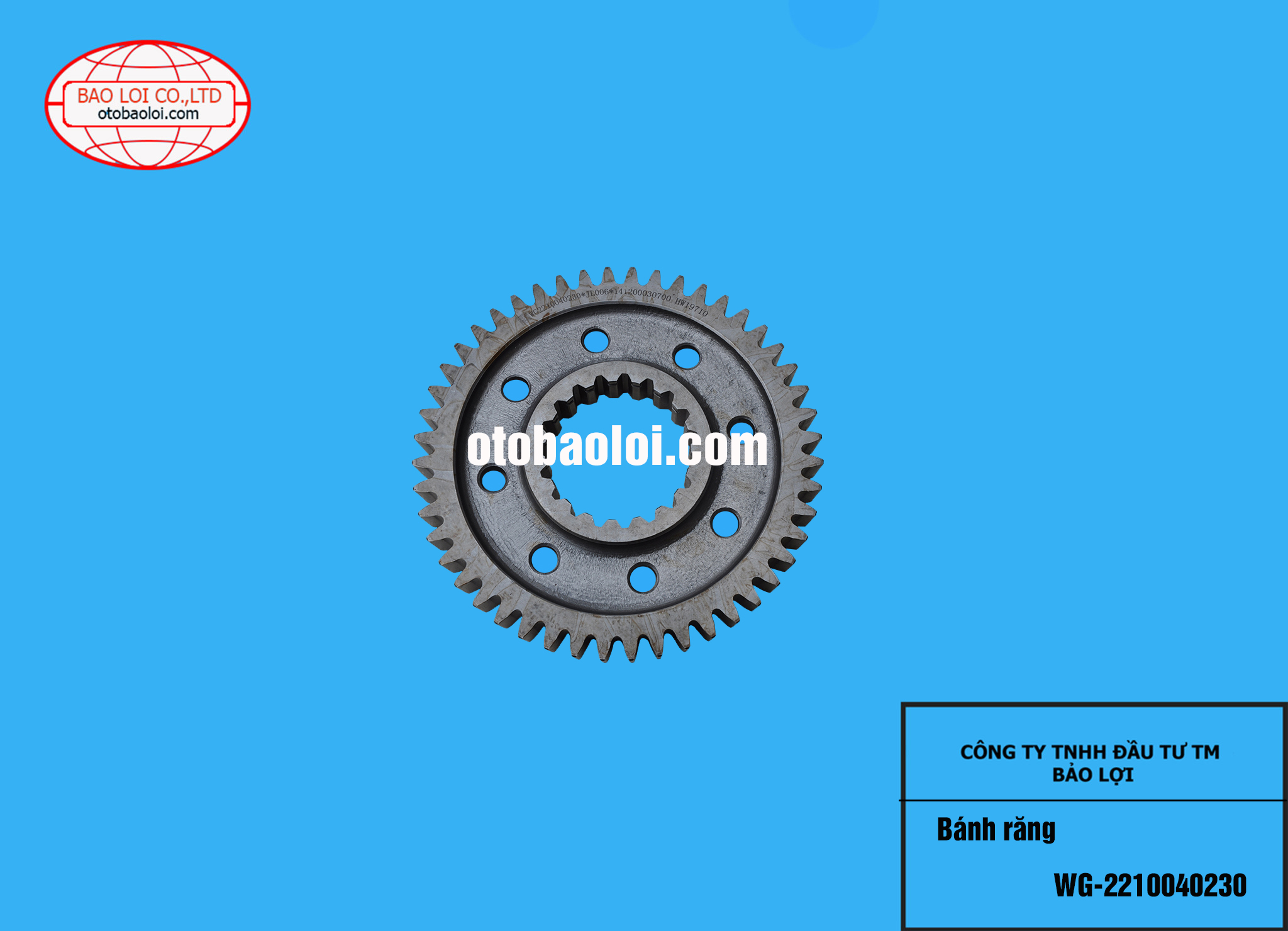 Bánh răng WG-2210040230