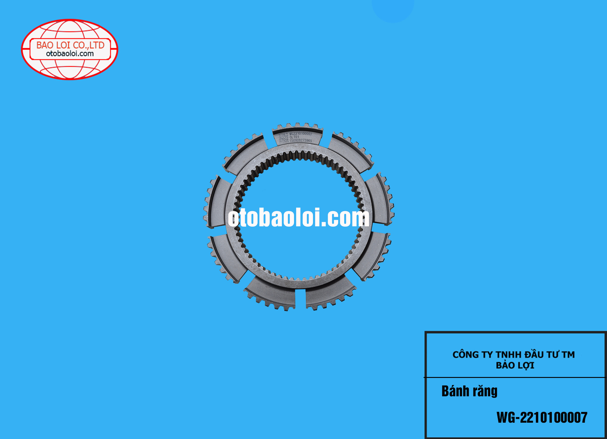 Bánh răng WG-2210100007