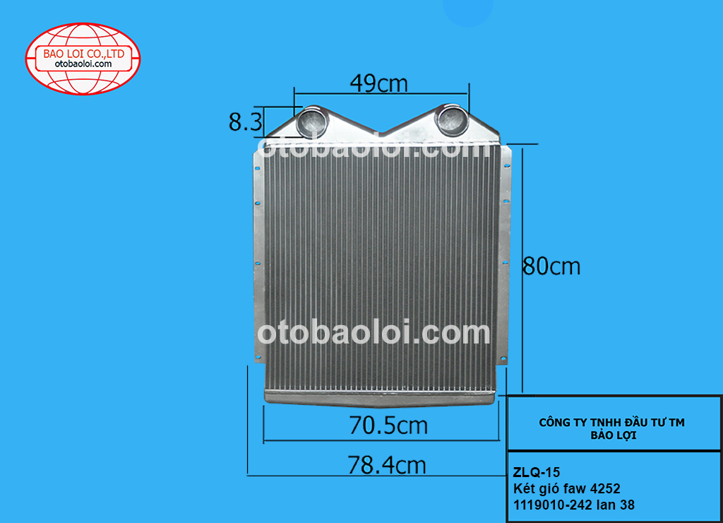 Két gió faw 4252-1119010-242 lan 38
