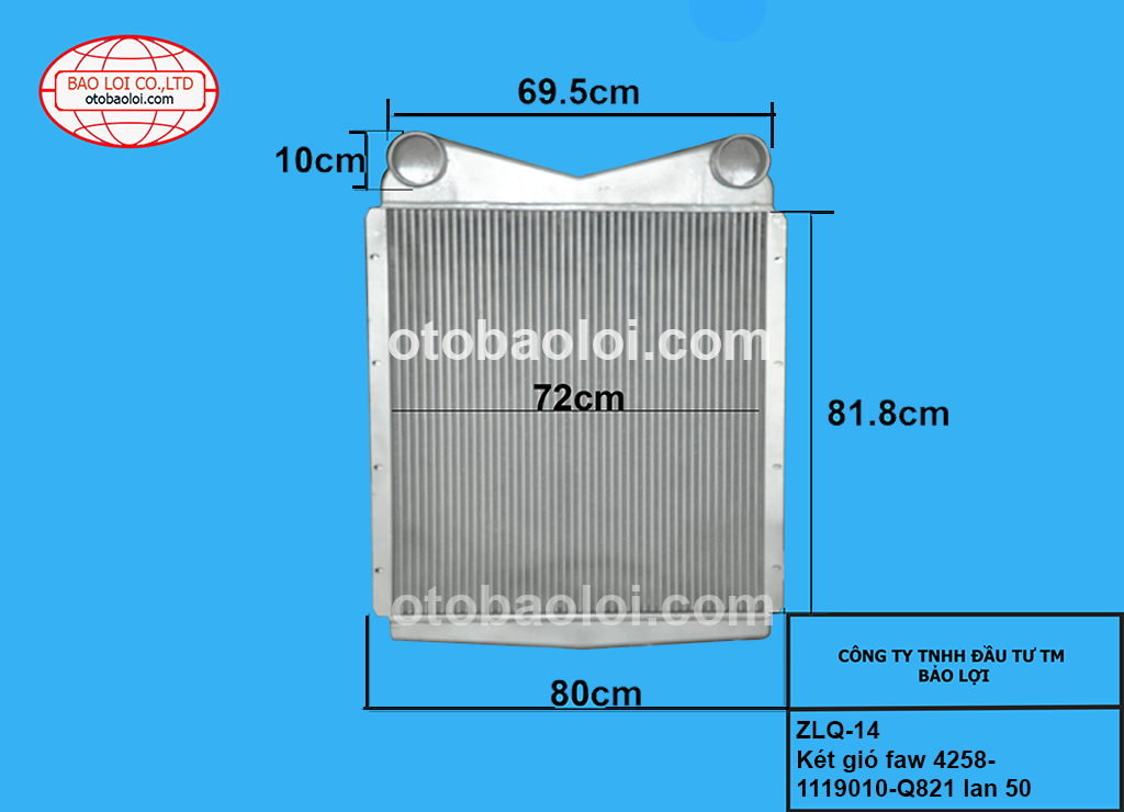 Két gió faw 4258-1119010-Q821 lan 50