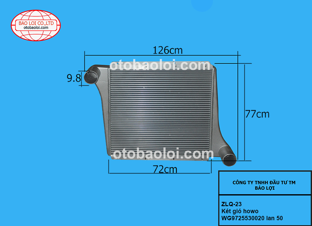 Két gió howo-WG9725530020 lan 50