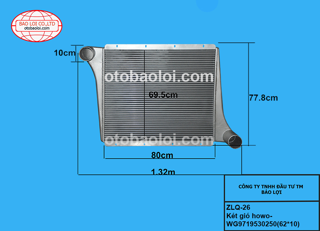 Két gió howo-WG9719530250(62*10)