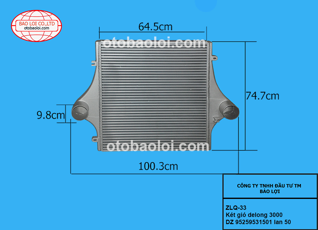 Két gió delong 3000 DZ95259531501 lan 50