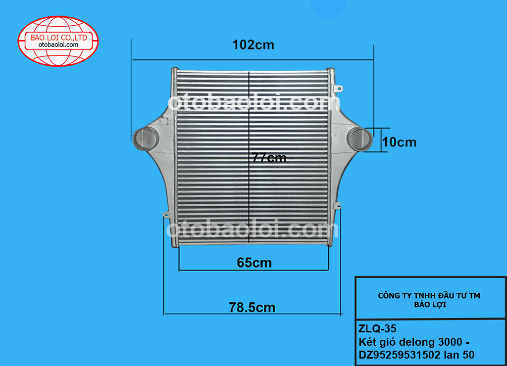 Két gió delong 3000 DZ95259531502 lan 50
