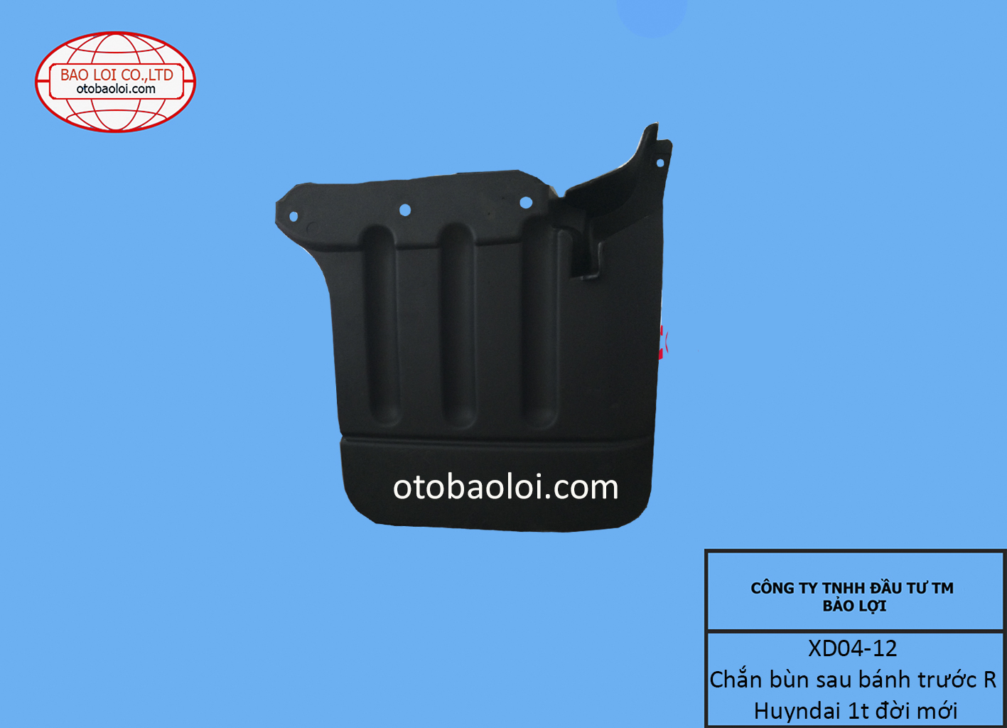 Chắn bùn sau bánh trước R Huyndai 1t đời mới