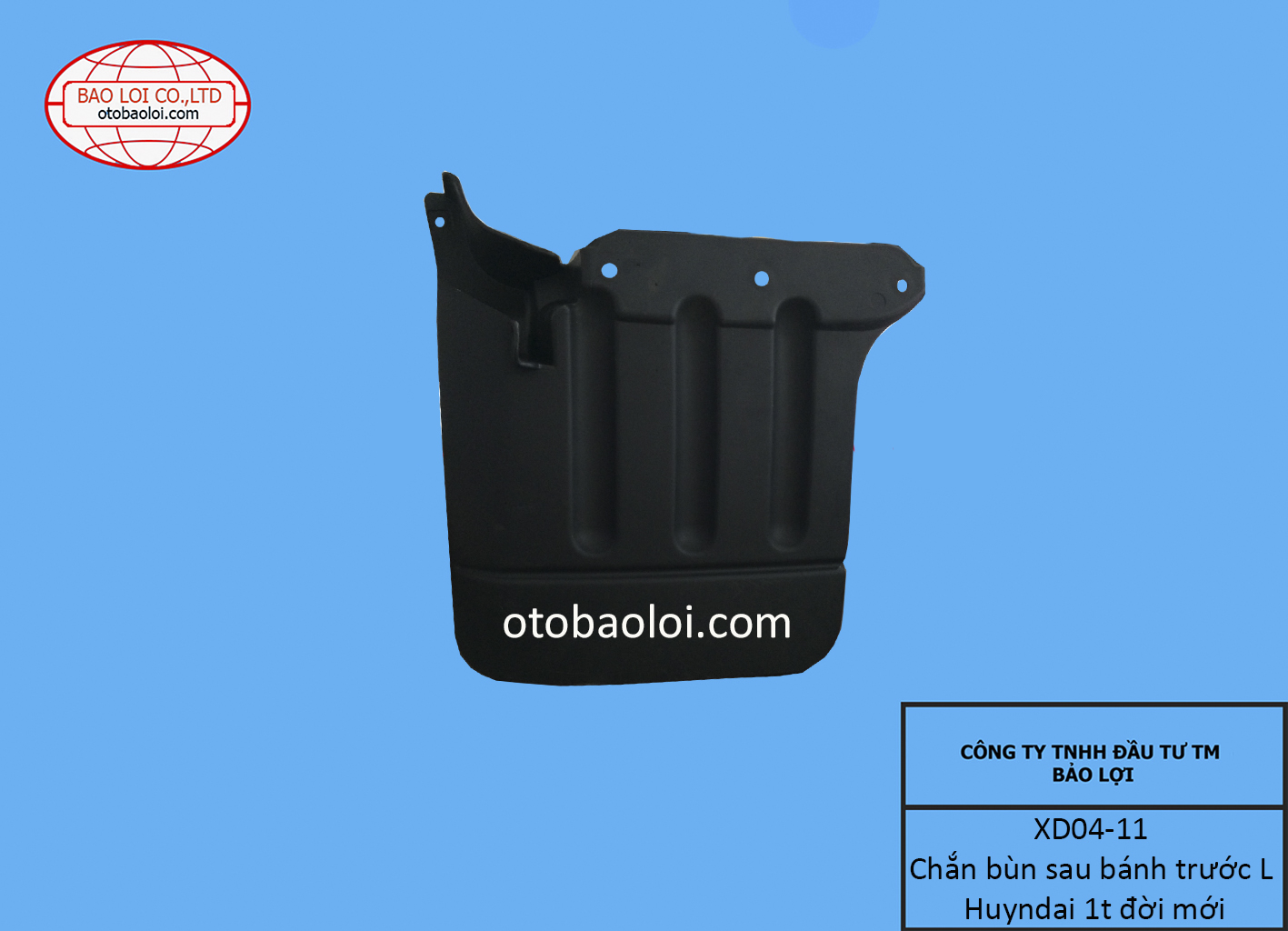 Chắn bùn sau bánh trước L Huyndai 1t đời mới