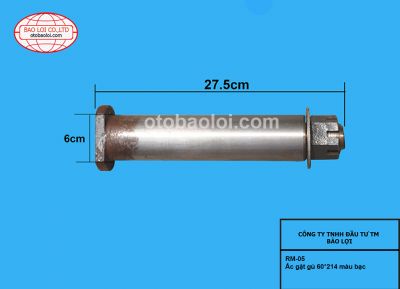 Ắc gật gù 60*214 màu bạc