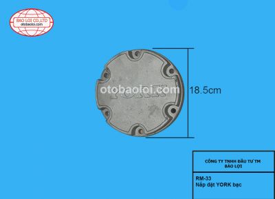 Nắp đặt YORK bạc