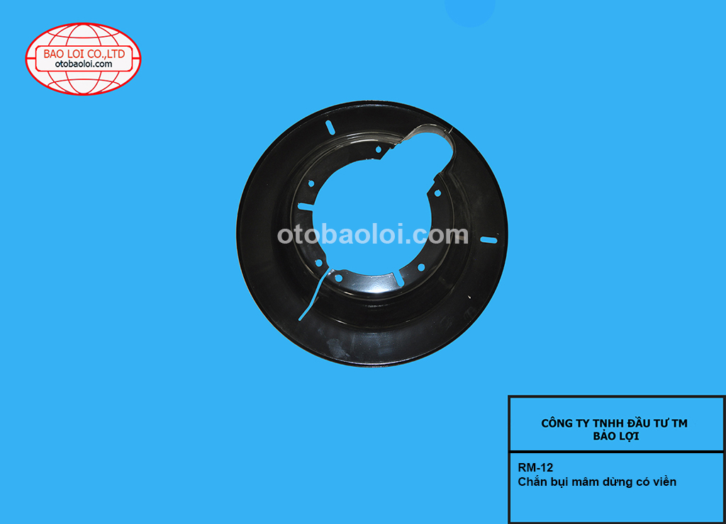 Chắn bụi mâm dừng có viền