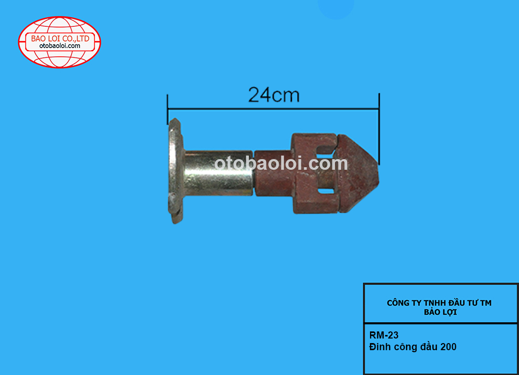 Đinh công đầu 200