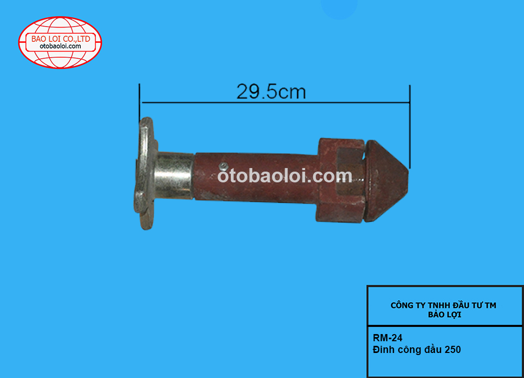 Đinh công đầu 250