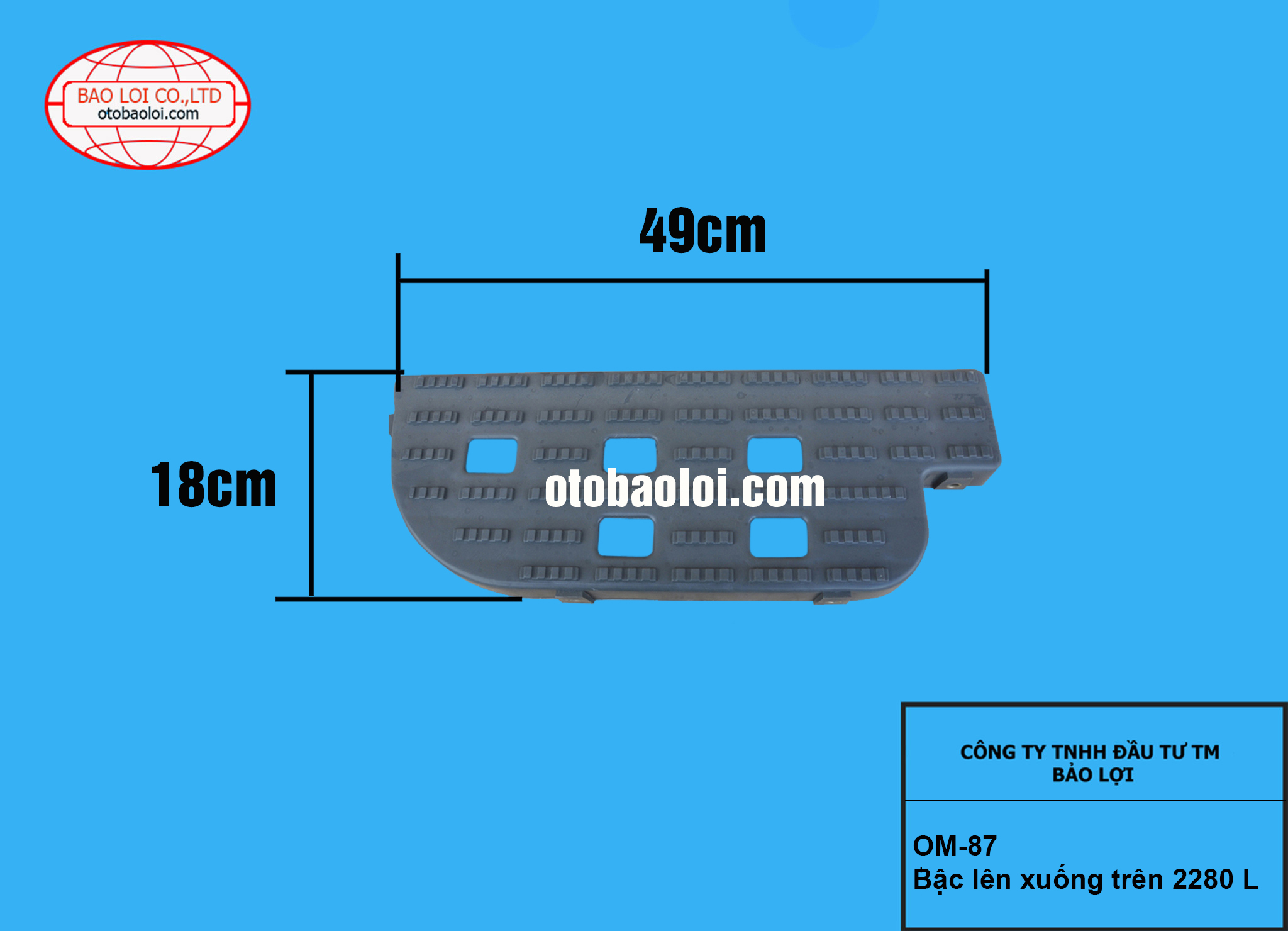 Bậc lên xuống trên 2280 bên L