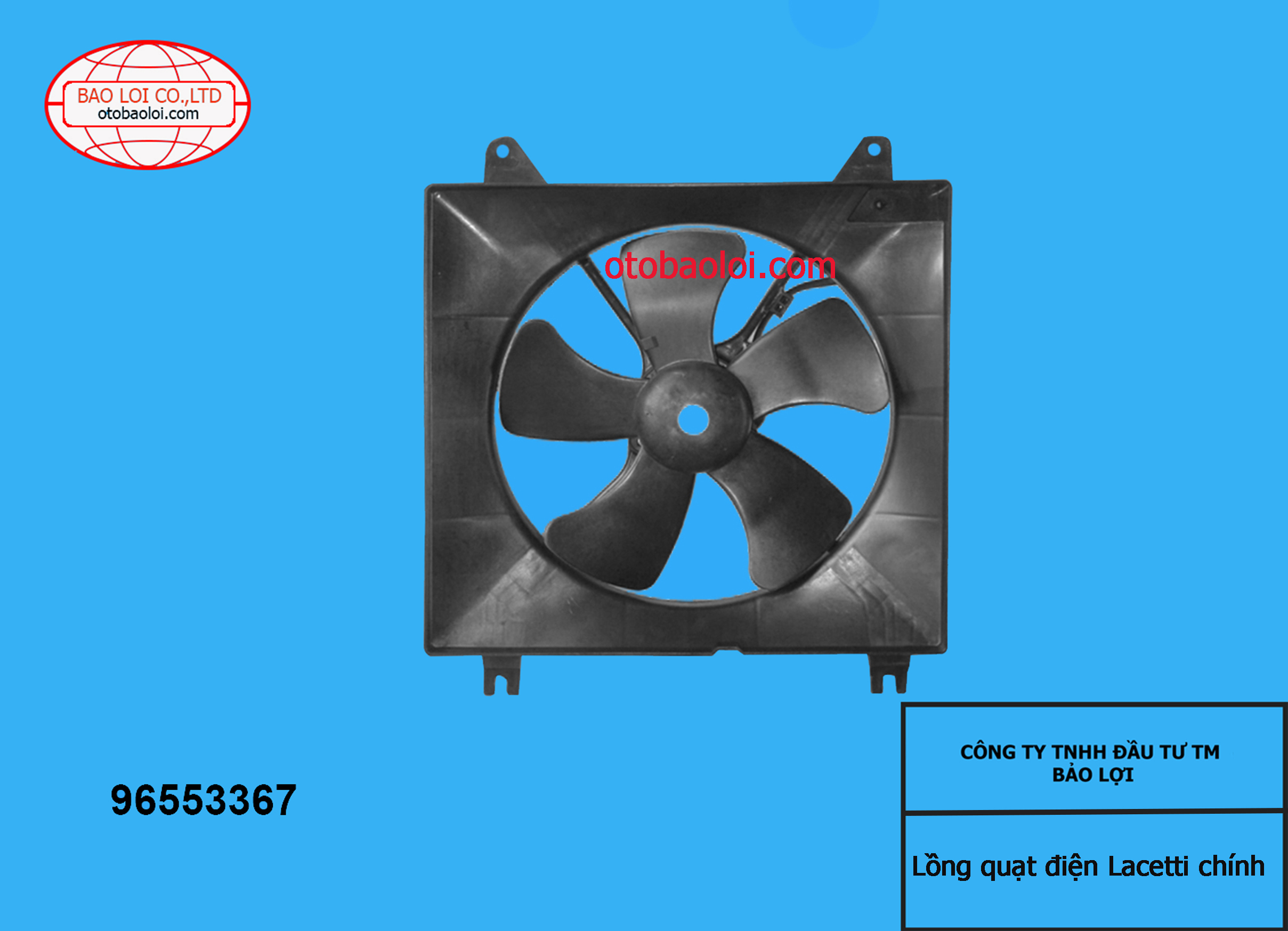 Lồng quạt điện Lacetti chính