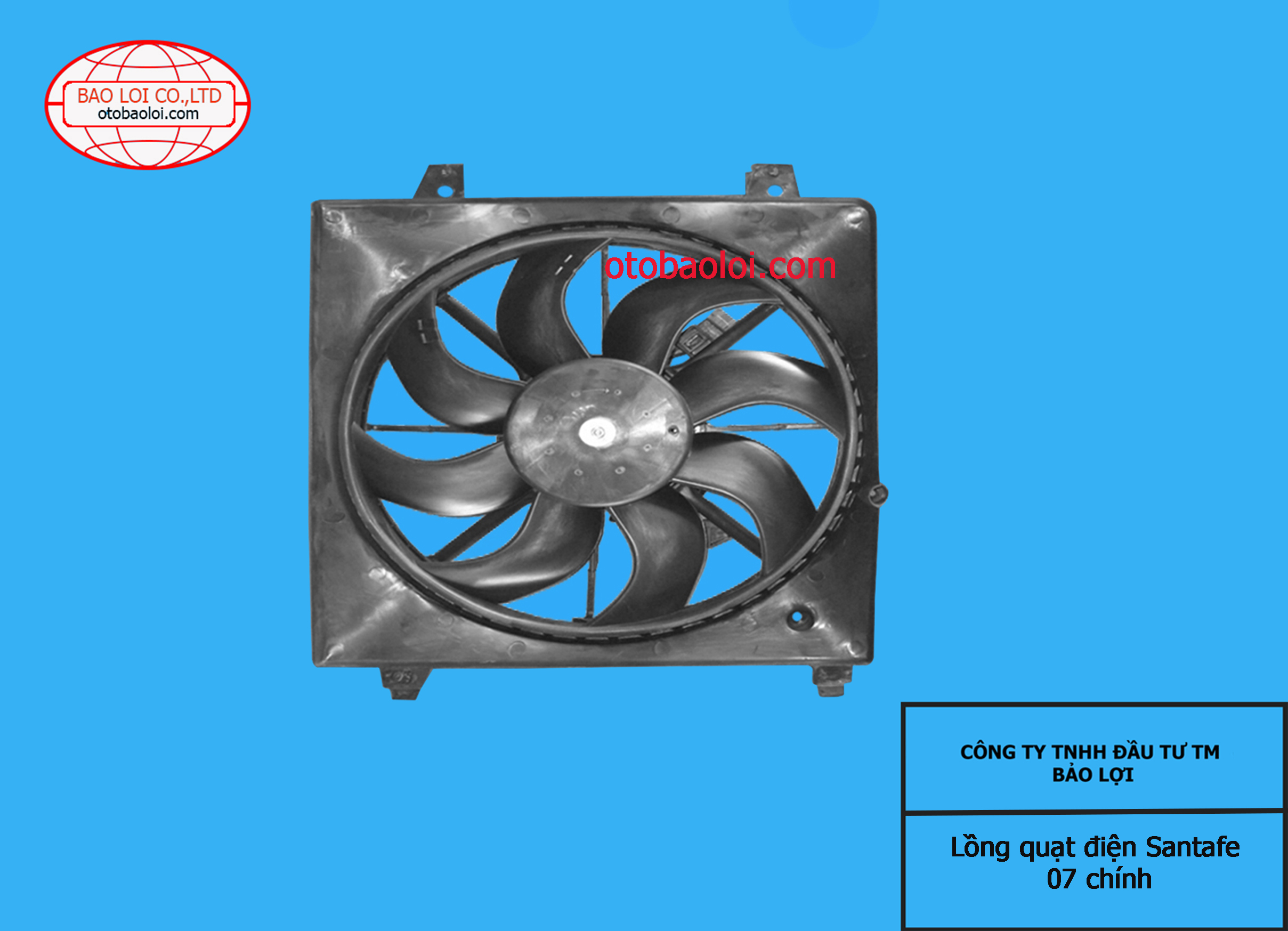 Lồng quạt điện Santafe 07 chính