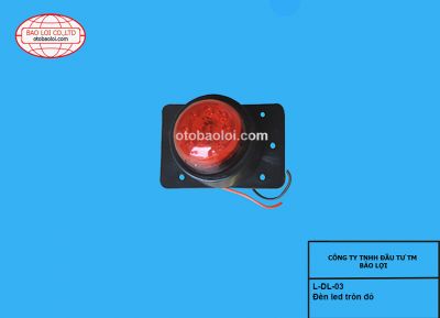 Đèn led tròn đỏ