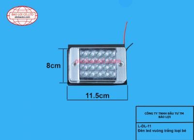 Đèn led vuông trắng loại bé
