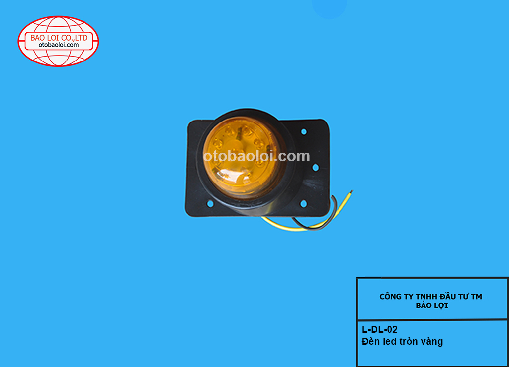 Đèn led tròn vàng