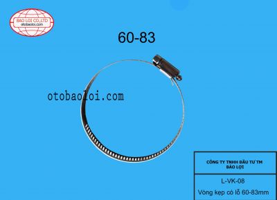 Vòng kẹp có lỗ 60-83mm