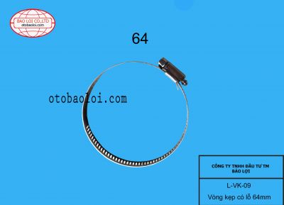 Vòng kẹp có lỗ 64mm