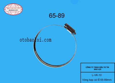 Vòng kẹp có lỗ 65-89mm