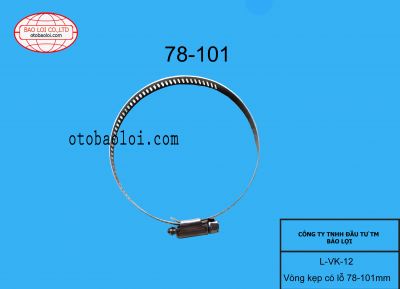 Vòng kẹp có lỗ 78-101mm