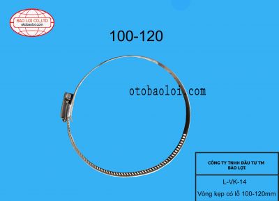 Vòng kẹp có lỗ 100-120mm
