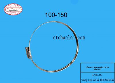 Vòng kẹp có lỗ 100-150mm